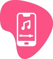 Mobile Music Player Vecto Icon vector