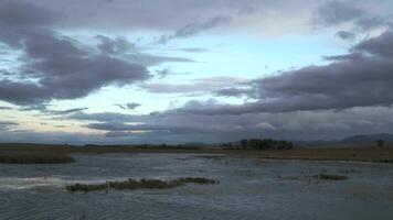 herfst landschap panorama video