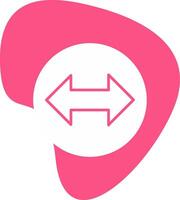 Two Arrows Vecto Icon vector