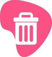 Trash Bin Vecto Icon vector