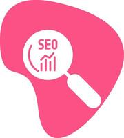 seo buscar vecto icono vector