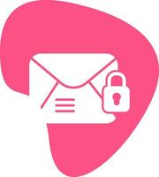 Email Encrypted Vecto Icon vector