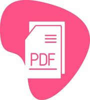 Pdf File Vecto Icon vector