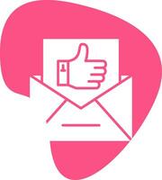 Email Like Vecto Icon vector