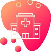 Hospital Building Vecto Icon vector