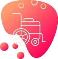 Wheel Chair Vecto Icon vector