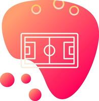 Football Pitch Vecto Icon vector