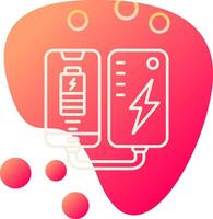 Portable Battery Vecto Icon vector