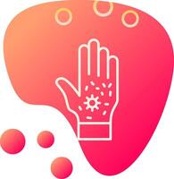 Dirty Hand Vecto Icon vector