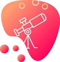 telescopio vecto icono vector