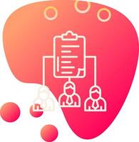 Work distribution Vecto Icon vector