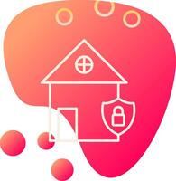 Home Security Vecto Icon vector