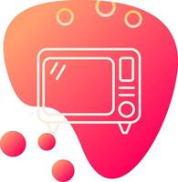 Old Tv Vecto Icon vector