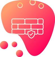 Firewall Vecto Icon vector