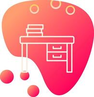 Work Desk Vecto Icon vector