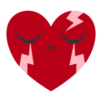 Heart expression cartoon png