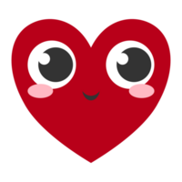 Heart expression cartoon png