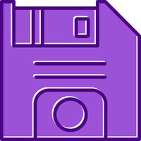 Floppy Disk Vecto Icon vector