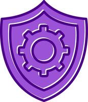 proteccion vecto icono vector