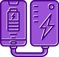 Portable Battery Vecto Icon vector