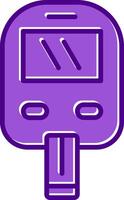 Glucometer Vecto Icon vector