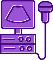 Ultrasound Machine Vecto Icon vector