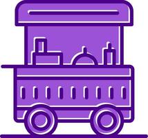 Food Cart Vecto Icon vector