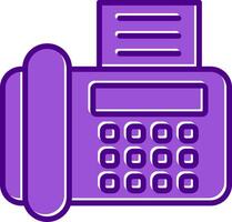 Fax Machine Vecto Icon vector