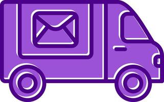 Postal Delivery Vecto Icon vector