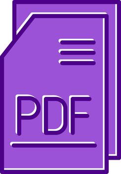 pdf archivo vecto icono vector
