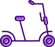 Kick Scooter Vecto Icon vector