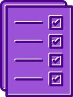 Check list Vecto Icon vector