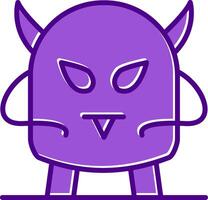 monstruo vecto icono vector