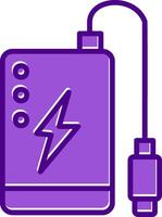 Power Bank Vecto Icon vector