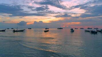 tramonto sul mare video