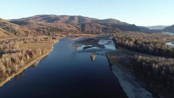 Abakan River in Khakassia video