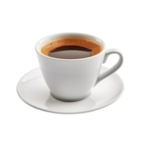 AI generated Hot cup coffee Isolated transparent background png