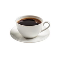 ai generiert heiß Tasse Kaffee isoliert transparent Hintergrund png