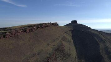 Antenne Aussicht von sibirisch Stonehenge video