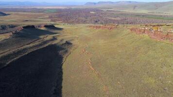 Aerial View of Majestic Mountains video