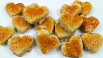 Kue Kacang or Peanut Butter cookies, Homemade cookies for eid mubarak. Peanut cake or kue kacang is a food that is often served on holidays or on Eid al-Fitr in indonesia country. photo