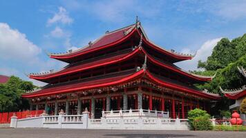 Semarang, 4 March 2023 - Sam Poo Kong temple in Semarang on central Java in Indonesia. Klenteng Sam Poo Kong, top tourist destination in Semarang Indonesia photo