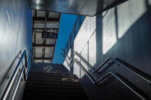 escalera, Entrada a el plataforma 5 5 formas foto