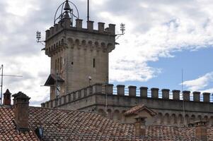 View of the city of San Marino photo