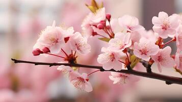 ai generado antecedentes con flores ideal para primavera o gráfico vistoso espacio a sitio textos foto