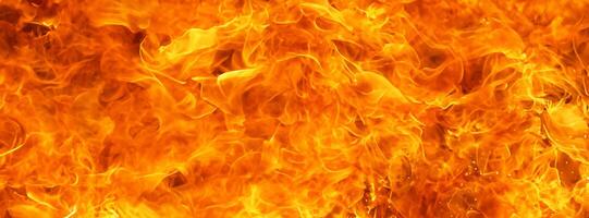 blaze fire flame conflagration texture for banner background photo