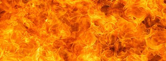 blaze fire flame conflagration texture for banner background photo