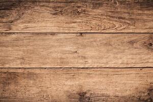 Old grunge dark textured wooden background , The surface of the old brown wood texture , top view teak wood paneling photo