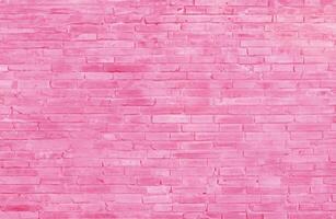 Pink brick wall texture with vintage style pattern for background and desing art work. photo