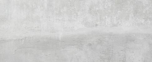 close up retro plain white color cement wall  panoramic background texture for show or advertise or promote product and content on display and web design element concept photo